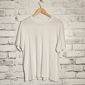 Tiptop Men's White Textured Shirt